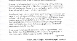 JOKEYLER DAYANIŞMA VE YARDIMLAŞMA DERNEĞİ’NDEN KAMUOYUNA AÇIKLAMA…