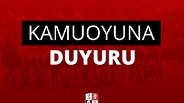 TJK’dan Kamuoyuna Duyuru