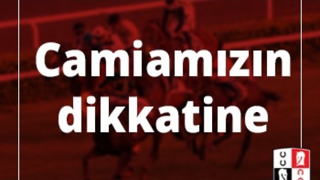 TJK’DAN DUYURU… Camiamızın dikkatine