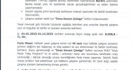 2023 yılı Seyis Maaşları hakkında duyuru